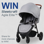 Win a Steelcraft Agile Elite in Grey Linen Worth $399 from Britax