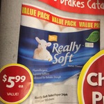 24 Pack of Toilet Paper $5.99 at Drakes Foodland Stores