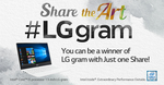 Win 1 of 15 13" LG gram Ultra Lightweight Laptops Worth $1,265 or Other Prizes (LG Curved Gaming Monitors/Amazon GCs) from LG