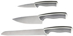 ÄNDLIG 3-Piece Knife Set, Light Grey, White $7.99 @ IKEA