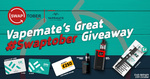 Win a £250 Amazon Voucher or Other Prizes from Swaptober / Vapemate