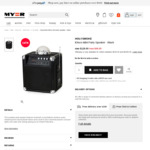 HOLYSMOKE iDisco Mini Party Speaker - Black Was $129 Now $49 @ Myer