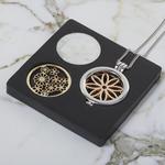 3-Piece Interchangeable Coin Pendant Necklace with Swarovski® Crystal's - $6.95 Shipped @ Neverland Sales