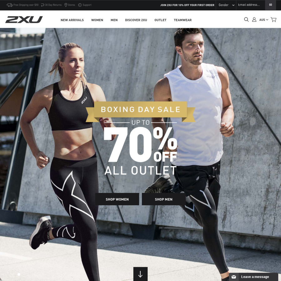 2XU up to 70% Outlet Items Boxing Day sale - OzBargain