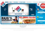 2 Traditional Large Pizzas for $10 at Domino's (Pick up)