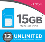 Lebara $29.90 Starter Pack for $4.90 (15GB Data First Month, Unlimited Talk, Text and 12 Selected Countries)