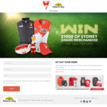 Win a $1,000 Sydney Swans Online Shop Voucher from PharmaCare