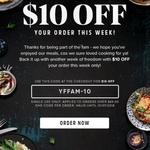 Youfoodz $10 off This Week (Minimum Spend $69)
