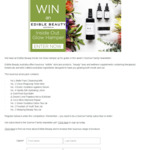 Win an Edible Beauty Inside Out Glow Hamper Worth $510 from Seven Network