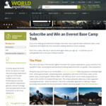 Win a 17-Day Everest Base Camp & Kala Pattar Trek with World Expeditions [No Flights, One Person Only, Twin Share]