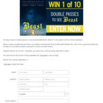 Win 1 of 10 Double Passes to Beast Worth $40 from Seven Network