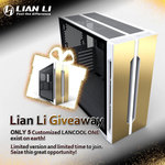 Win 1 of 3 Lian Li LANCOOL ONE Limited Champagne Gold Edition Cases from TechPoerUp