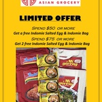 [VIC] Free Indomie Bag & Indomie Salted Egg with Spend More than $50 @ Harvest Asian Grocery, South Yarra