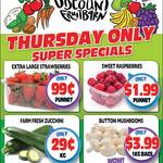 [QLD] Zucchini $0.29 kg, Button Mushrooms $3.99 kg @ Northside Fruitbarn (Rothwell)