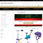 25% off All Toys (Includes LEGO & Micro Scooters) @ David Jones