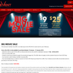 [Excludes VIC/TAS] $9 Standard Tickets, $5 Popcorn or Drink Voucher, $25 Gold Class Tickets (for Use in Feb) @ Event Cinemas