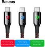 Baseus QC3.0 USB Type-C Cable with Charging Speed/State Indicator US $5.38 (~AU $7.75) Baseus Official Store via AliExpress  