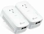TP-Link AV2000 Powerline Adapter Kit (TL-PA9020P-KIT) /W AC Passthrough $95.20 + Delivery ($0 with eBay Plus) @ Futu Online eBay