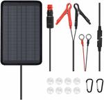 Outdoor Portable Solar Panel Battery Maintainer Trickle Charger $27.99 + Delivery ($0 with Prime/ $39 Spend) @ Renogy Amazon AU