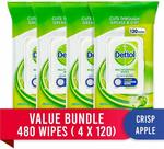 Dettol Multipurpose Antibacterial Disinfectant Wipes Crisp Apple Smell $20 + Delivery ($0 with Prime/ $39 Spend) @ Amazon AU