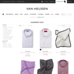 Women's Cotton Cardigan $20(RRP$89.95), Men's Shirt Fr $28 (100% Cotton/Cotton Mix), Leather Shoes Fr $39 (RRP$179) @ Van Heusen