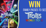 Win 1 of 10 Family Passes to Trolls World Tour Worth $100 from Seven Network