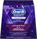 Oral-B 3D White Luxe Whitestrips 14 Treatments $20.99 + Delivery ($0 with Prime/ $39 Spend) @ Amazon AU