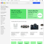 [eBay Plus] 10% off Eligible Items (Min Spend $100) @ eBay Australia