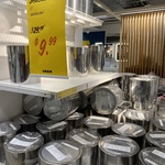 [VIC] SÄVERN 5L Stainless Steel Waste Bin $9.99 (Was $29.99) @ IKEA Richmond