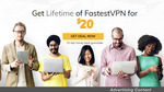 Fastest VPN Lifetime Subscription (15 Devices) US$18 (~A$26) - Black Friday Exclusive
