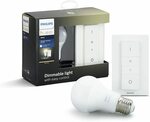 Philips Hue Dimmer Switch Plus Warm White E27 Bulb $39 Delivered at Amazon AU (or Bunnings Collect)