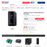 CyberPower Value Pro 700VA 390W UPS (VP700ELCD) $99 Delivered @ Shopping Express
