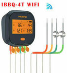 Inkbird BBQ Thermometer 4T Wi-Fi Rechargeable $94.64 / Thermometer with case $104.78 Shipped @ InkBird eBay