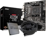 AMD Ryzen 5 3600 CPU + MSI A520M-A PRO Motherboard Bundle $309 (Save $100) + Delivery @ PC Byte