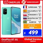OnePlus 8T 5G (Global Version) 8GB 128GB, NFC, B28 US$544.70 (~A$719.66) Shipped @ OnePlus Official Store AliExpress