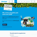 Win a $3000 Home and Garden Package from Kleenheat