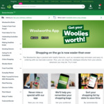 $10 off $100 Minimum App Purchase @ Woolworths (App Required)