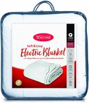Tontine T9019 Sherpa Electric Blanket, Queen Bed $37 + Delivery ($0 with Prime/ $39 Spend) @ Amazon AU