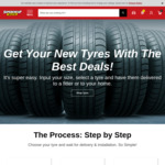 25% off Car Tyres + Delivery @ Supercheap Auto