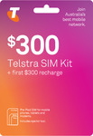 23.5% off Telstra Prepaid SIMs: Telstra $300 Starter Kit 150GB (+75GB) $229.50 Delivered (+ $1 for Express Post) @ Sim Online