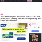 Win 3 Hello Fresh Recipe Boxes Per Week for a Year and 4 Chux Cleaning Packs Worth $7,332.24 from Mamamia