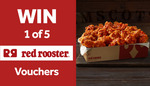 Win 1 of 5 $100 Red Rooster Vouchers from Seven Network