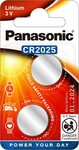Panasonic CR2025 3V Lithium Coin Battery, 2 Pack $4.25 + Delivery ($0 with Prime/ $39 Spend) @ Amazon AU