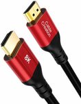 8k HDMI Cable 10ft/3m $14.94, Mini HDMI to HDMI Adapter 0.15m $5.57 + Postage ($0 Prime/ $39 Spend) @ CableCreation Amazon AU
