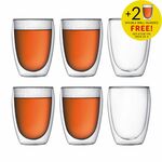 Bodum PAVINA Double Wall Medium 6 Pcs Glasses 0.35L $48.55 (First Online Order Only) + $13 Delivery ($0 with $60 Spend) @ Bodum