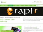 1 Month of Xbox LIVE and 2 Xbox LIVE Arcade Titles by Signing Up to Raptr.com [US Only]