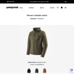 Women's Radalie Jacket (Green) $174.97 (Save $75) Delivered @ Patagonia