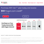 Purchase Any Kogan nbn Plan (from $63.90/M) and Receive $50 Kogan.com Credit after 90 Days (New Customers Only) @ Kogan Internet