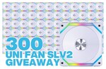 Win 1 of 30 Sets of 10 x Uni Fan SL V2 120s (Black or White) from Lian Li
