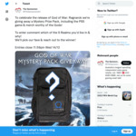 Win a God of War Ragnarok Mystery Prize Pack from The Gamesmen